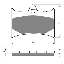 Load image into Gallery viewer, GOLDfren Brake Pads Off-Road Racing GF019 - K5 (PR119)