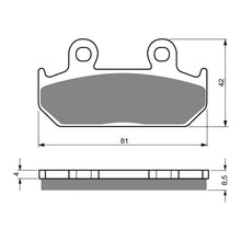 Load image into Gallery viewer, GOLDfren Brake Pads Sintered Sports GF025 - S3 (PH38)