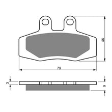Load image into Gallery viewer, GOLDfren Brake Pads Off-Road Racing GF026 - K5 (PR111)