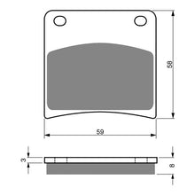 Load image into Gallery viewer, GOLDfren Brake Pads Sintered Sports GF027 - S3 (PH51)