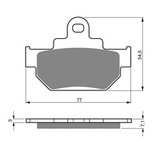 Load image into Gallery viewer, GOLDfren Brake Pads Sintered Sports GF030 - S3 (PH35)
