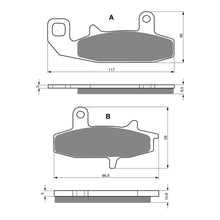Load image into Gallery viewer, GOLDfren Brake Pads GF036 - K5