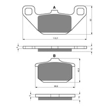Load image into Gallery viewer, GOLDfren Brake Pads Sintered Sports GF037 - S3 (PH26)