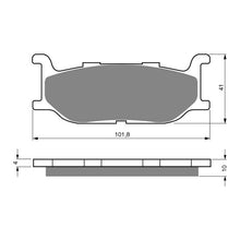 Load image into Gallery viewer, GOLDfren Brake Pads Sintered Sports GF048 - S3 (PH105)