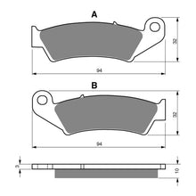Load image into Gallery viewer, GOLDfren Brake Pads Sintered Sports GF052 - S3 (PH49)