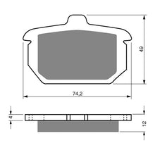 Load image into Gallery viewer, GOLDfren Brake Pads Sintered Sports GF058 - S3 (PH73)