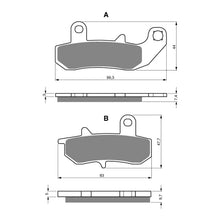 Load image into Gallery viewer, GOLDfren Brake Pads GF065 - K5