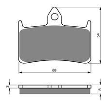 Load image into Gallery viewer, GOLDfren Brake Pads Sintered Sports GF069 - S3 (PH62)
