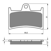 Load image into Gallery viewer, GOLDfren Brake Pads Sintered Sports GF070 - S3 (PH239)