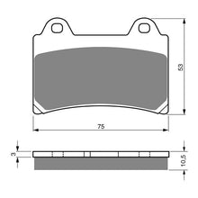 Load image into Gallery viewer, GOLDfren Brake Pads Sintered Sports GF073 - S3 ( PH39 )