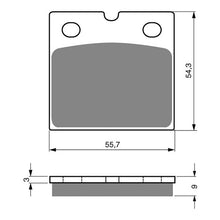 Load image into Gallery viewer, GOLDfren Brake Pads Sintered GF081 - S3 ( PH01 ) (Brembo F08)