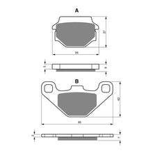 Load image into Gallery viewer, GOLDfren Brake Pads Off-Road Racing GF084 - K5 ( PR16 )