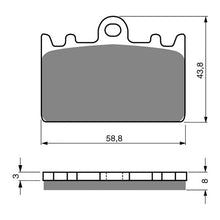 Load image into Gallery viewer, GOLDfren Brake Pads Sintered Sports GF090 - S3 ( PH101 )