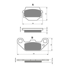 Load image into Gallery viewer, GOLDfren Brake Pads Off-Road Racing GF091 - K5 ( PR102 )