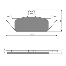 Load image into Gallery viewer, GOLDfren Brake Pads GF101 - S3