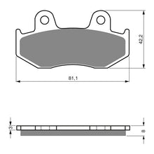 Load image into Gallery viewer, GOLDfren Brake Pads Sintered Sports GF102 - S3 ( PH29 )