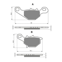 Load image into Gallery viewer, GOLDfren Brake Pads Sintered Sports GF109 - S3 ( PH214 )