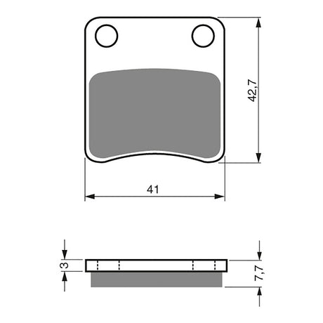 GOLDfren Brake Pads Sintered Sports GF110 - S3 ( PH148 )