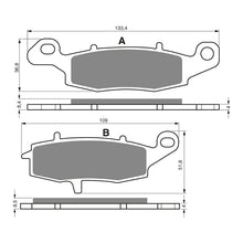 Load image into Gallery viewer, GOLDfren Brake Pads Sintered Sports GF124 - S3 ( PH194 )
