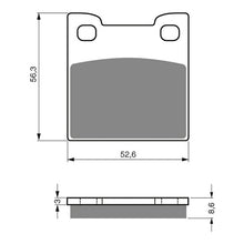 Load image into Gallery viewer, GOLDfren Brake Pads Sintered Sports GF129 - S3 ( PH182 )