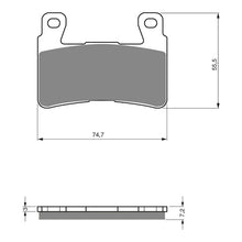 Load image into Gallery viewer, GOLDfren Brake Pads Sintered Sports GF134 - S3 ( PH273 )