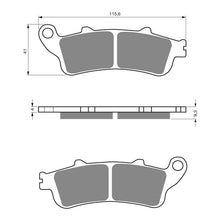 Load image into Gallery viewer, GOLDfren Brake Pads Sintered Sports GF135 - S3 ( PH266 )