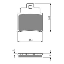 Load image into Gallery viewer, GOLDfren Brake Pads GF140 - K5