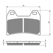 Load image into Gallery viewer, GOLDfren Brake Pads GF141 - GP5