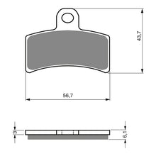 Load image into Gallery viewer, GOLDfren Brake Pads GF143 - K5