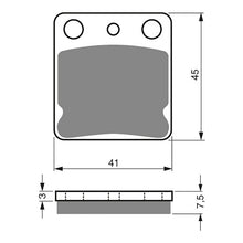 Load image into Gallery viewer, GOLDfren Brake Pads Off-Road Racing GF144 - K5 ( PR11 )