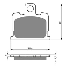 Load image into Gallery viewer, GOLDfren Brake Pads Sintered Sports GF151 - S3 ( PH20 )