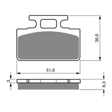 Load image into Gallery viewer, GOLDfren Brake Pads Sintered Sports GF161 - S3 ( PH120 )