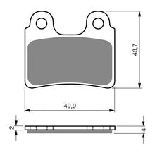 Load image into Gallery viewer, GOLDfren Brake Pads GF168 - K5