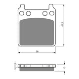 GOLDfren Brake Pads GF171 - S3