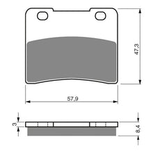 Load image into Gallery viewer, GOLDfren Brake Pads GF172 - S3