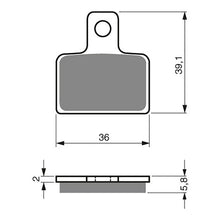 Load image into Gallery viewer, GOLDfren Brake Pads GF173 - K5