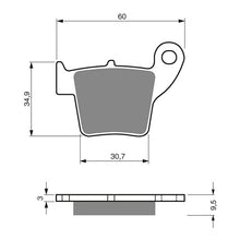 Load image into Gallery viewer, GOLDfren Brake Pads Off-Road Racing GF176 - K5 ( PR306 )