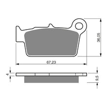 Load image into Gallery viewer, GOLDfren Brake Pads Off-Road Racing GF187 - K5 ( PR326 )
