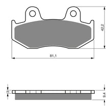 Load image into Gallery viewer, GOLDfren Brake Pads Off-Road Racing GF188 - K5 ( PR295 )
