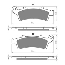 Load image into Gallery viewer, GOLDfren Brake Pads GF193 - S3
