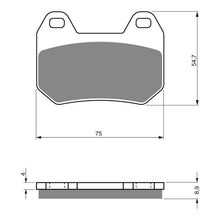 Load image into Gallery viewer, GOLDfren Brake Pads Sintered Sports GF195 - S3 ( PH281 )