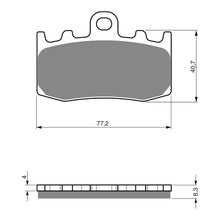 Load image into Gallery viewer, GOLDfren Brake Pads Sintered Sports GF196 - S3 ( PH299 )