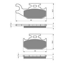 Load image into Gallery viewer, GOLDfren Brake Pads OFFRD RACNG GF205 - K5 ( PR292 / PR359 )