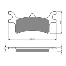 Load image into Gallery viewer, GOLDfren Brake Pads Off-Road Racing GF209 - K5 ( PR319 )