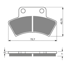 Load image into Gallery viewer, GOLDfren Brake Pads Off-Road Racing GF216 - K5 ( PR201 )