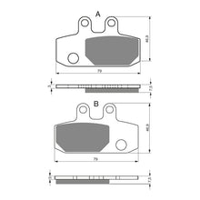 Load image into Gallery viewer, GOLDfren Brake Pads GF223 - S3