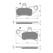 Load image into Gallery viewer, GOLDfren Brake Pads Sintered Sports GF224 - S3 ( PH300 )