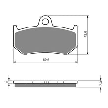 Load image into Gallery viewer, GOLDfren Brake Pads Sintered Sports GF235 - S3 ( PH298 )