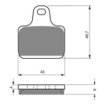 Load image into Gallery viewer, GOLDfren Brake Pads GF239 - S3