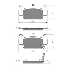 Load image into Gallery viewer, GOLDfren Brake Pads Off-Road Racing GF240 - K5 ( PR354 )